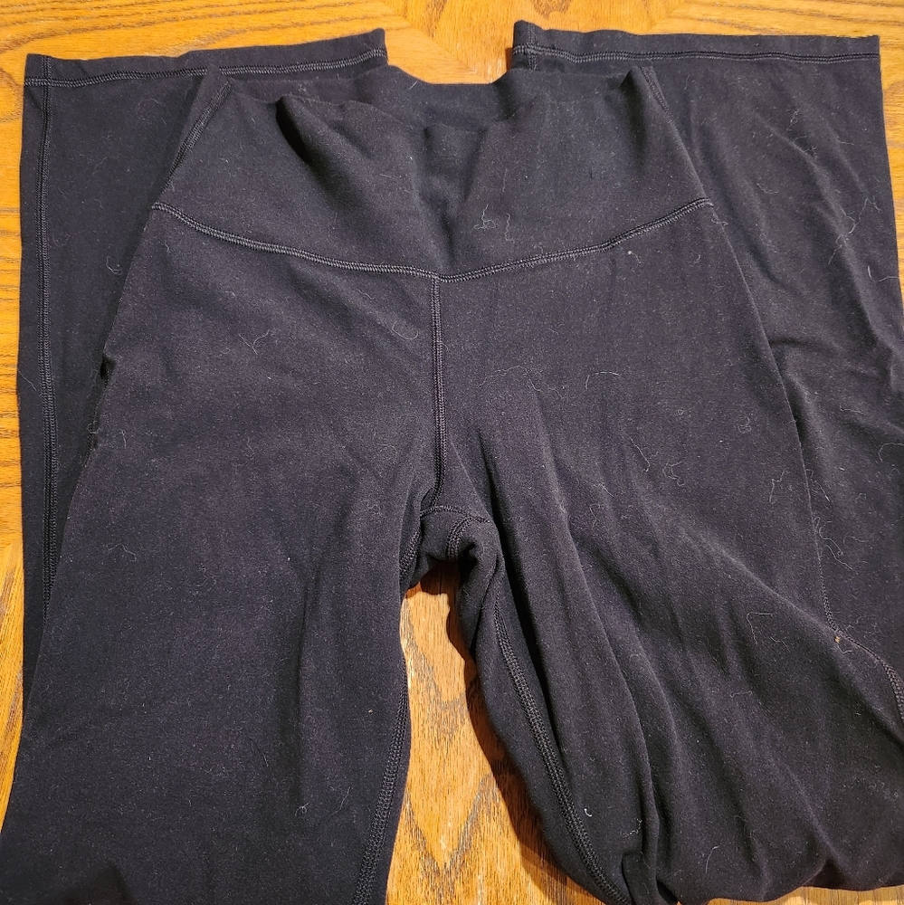 Black Flare leggings size Medium